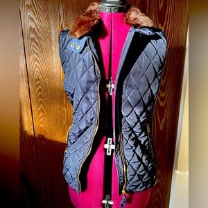 Joules quilted women’s vest  black 6